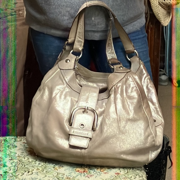 Coach Shoulder Hobo Bag Gtd Auth - Picture 2 of 12